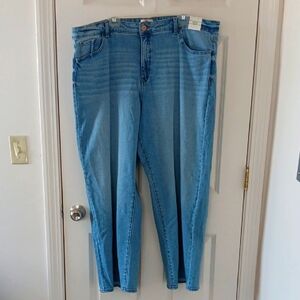 Jordache Wide Leg High Rise Jeans NWT 22